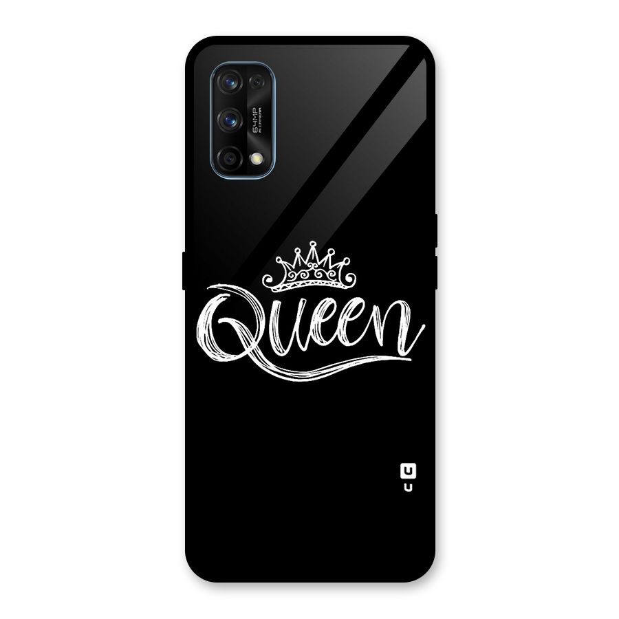 Queen Crown Glass Back Case for Realme 7 Pro