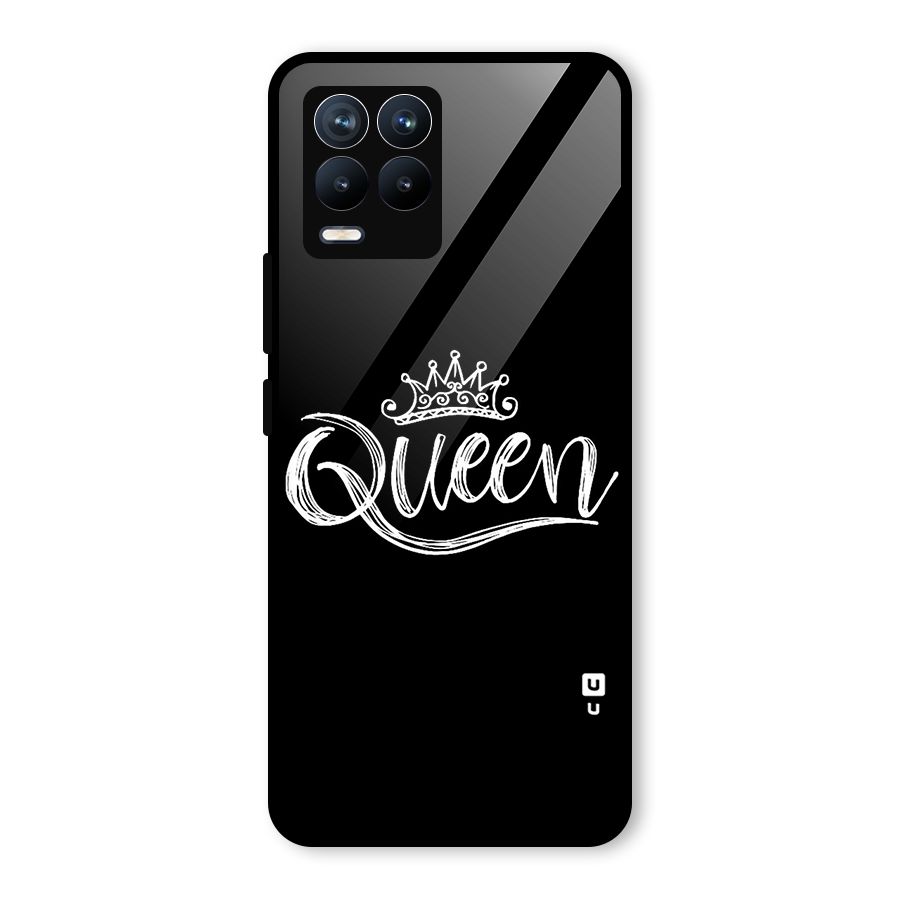 Queen Crown Glass Back Case for Realme 8