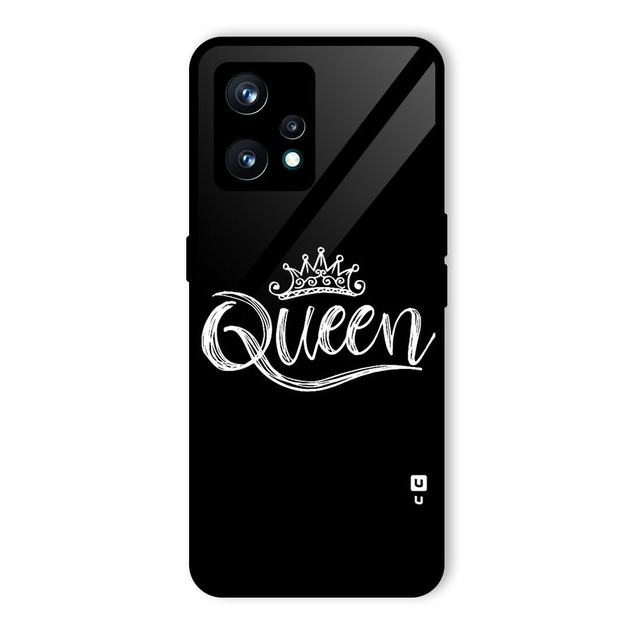 Queen Crown Glass Back Case for Realme 9