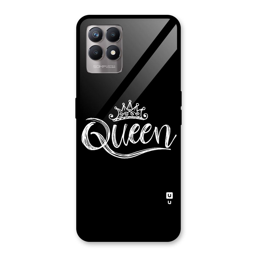 Queen Crown Glass Back Case for Realme Narzo 50