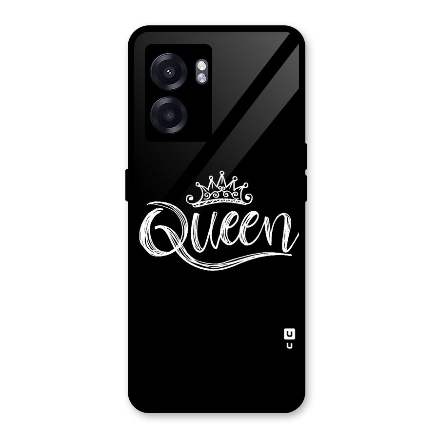 Queen Crown Glass Back Case for Realme Narzo 50 5G
