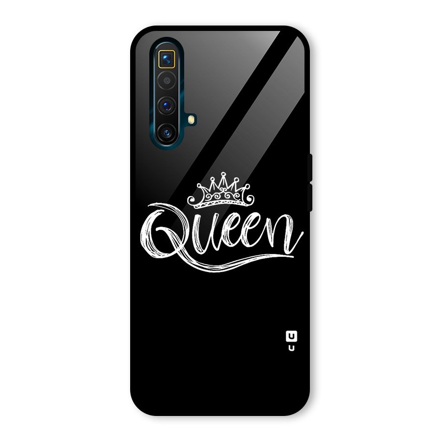 Queen Crown Glass Back Case for Realme X3 SuperZoom