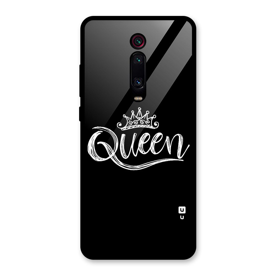 Queen Crown Glass Back Case for Redmi K20