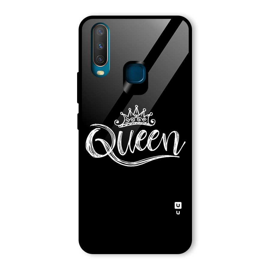 Queen Crown Glass Back Case for Vivo U10