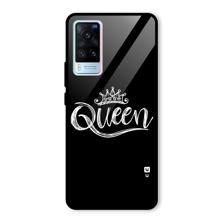 Queen Crown Glass Back Case for Vivo X60