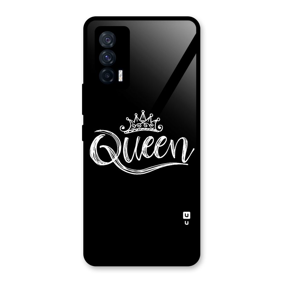 Queen Crown Glass Back Case for Vivo iQOO 7 5G