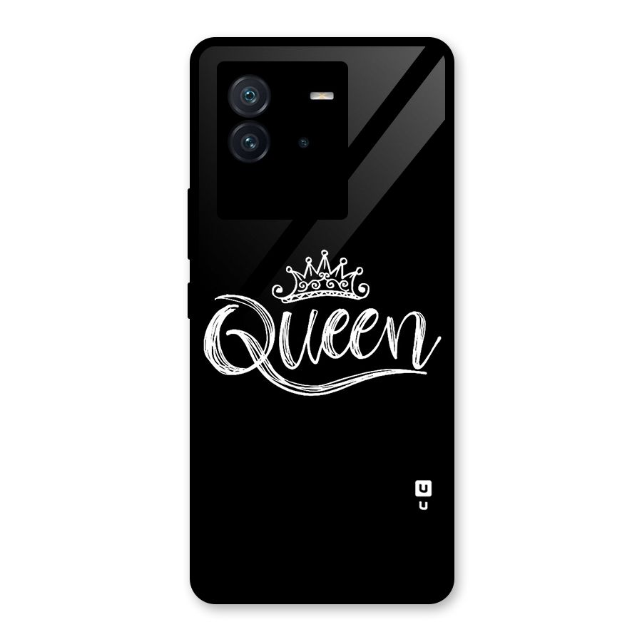 Queen Crown Glass Back Case for Vivo iQOO Neo 6 5G