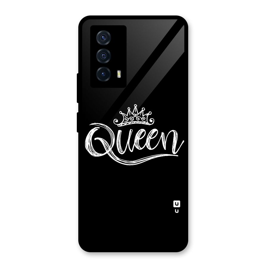 Queen Crown Glass Back Case for Vivo iQOO Z5