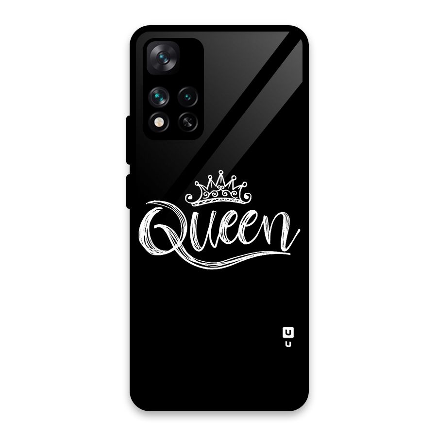 Queen Crown Glass Back Case for Xiaomi 11i HyperCharge 5G