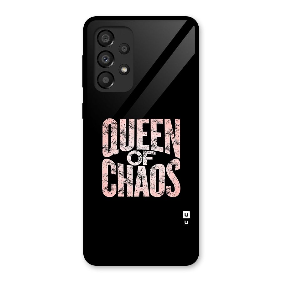 Queen of Chaos Glass Back Case for Galaxy A33 5G