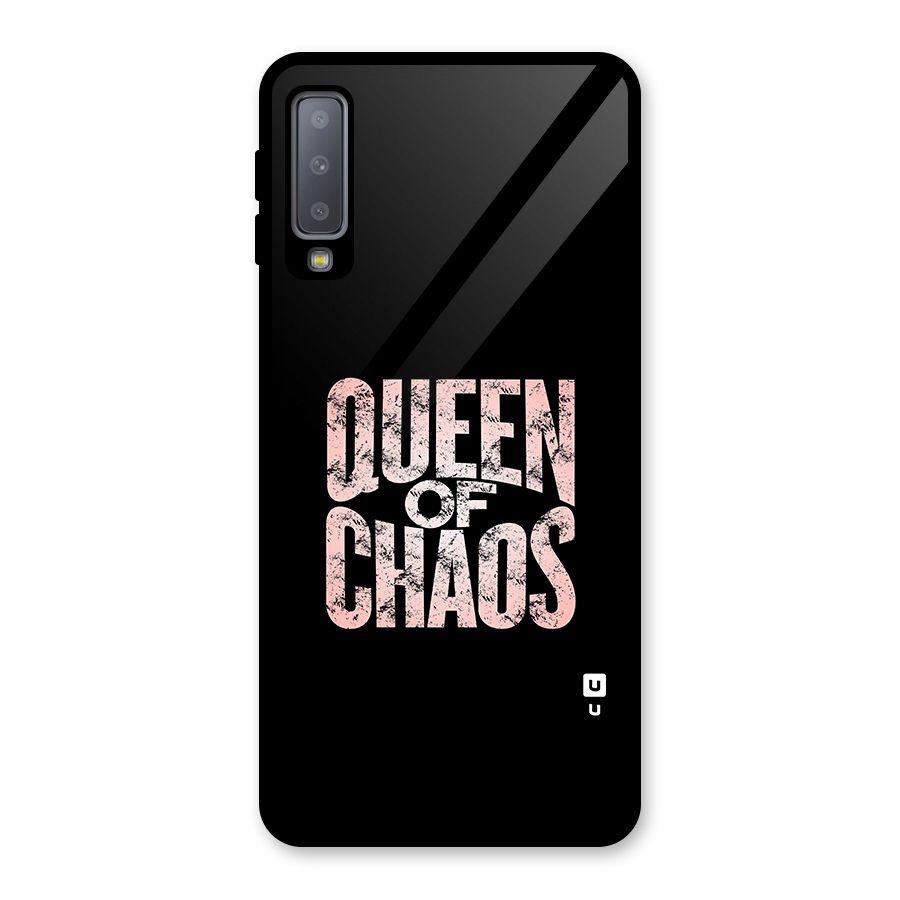 Queen of Chaos Glass Back Case for Galaxy A7 (2018)