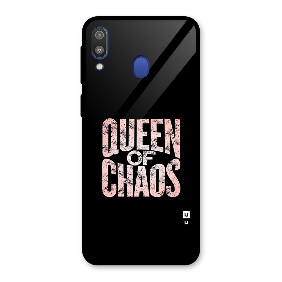 Queen of Chaos Glass Back Case for Galaxy M20