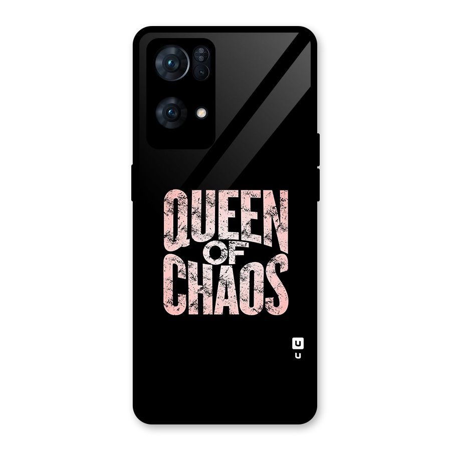 Queen of Chaos Glass Back Case for Oppo Reno7 Pro 5G