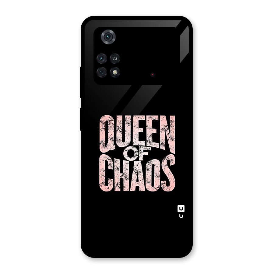 Queen of Chaos Glass Back Case for Poco M4 Pro 4G