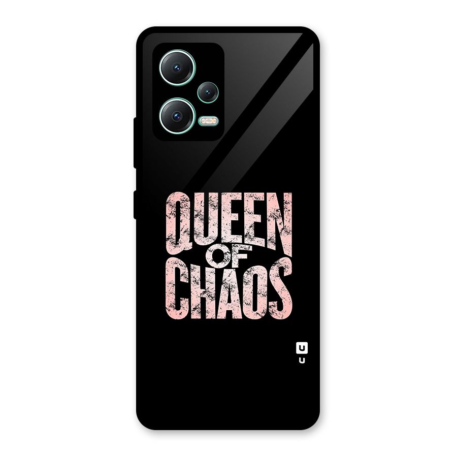 Queen of Chaos Glass Back Case for Redmi Note 12 5G
