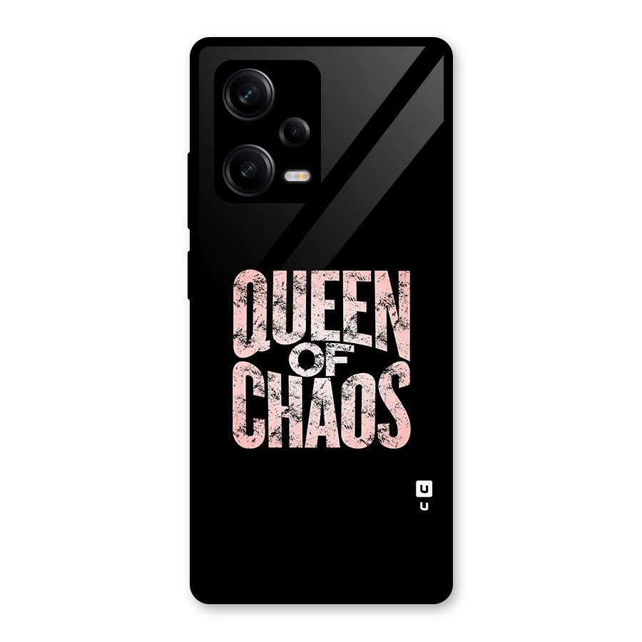 Queen of Chaos Glass Back Case for Redmi Note 12 Pro