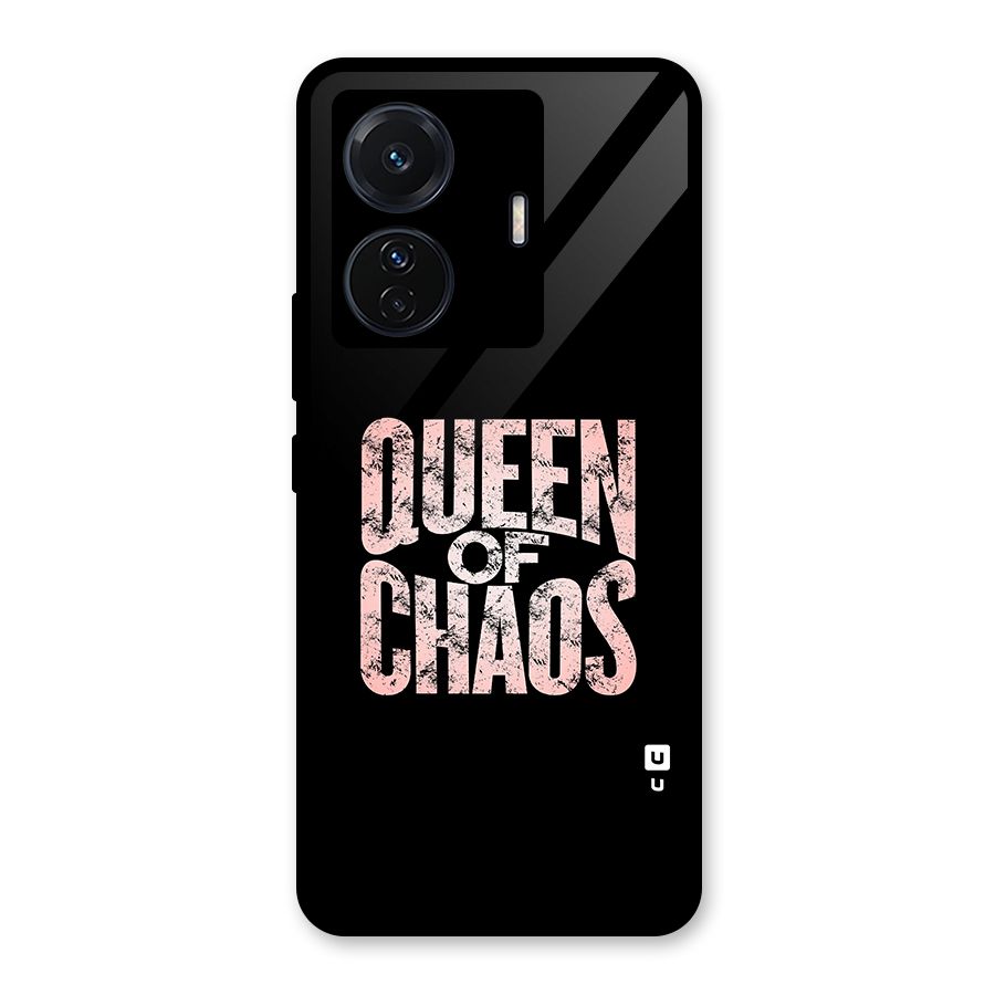 Queen of Chaos Glass Back Case for Vivo T1 Pro