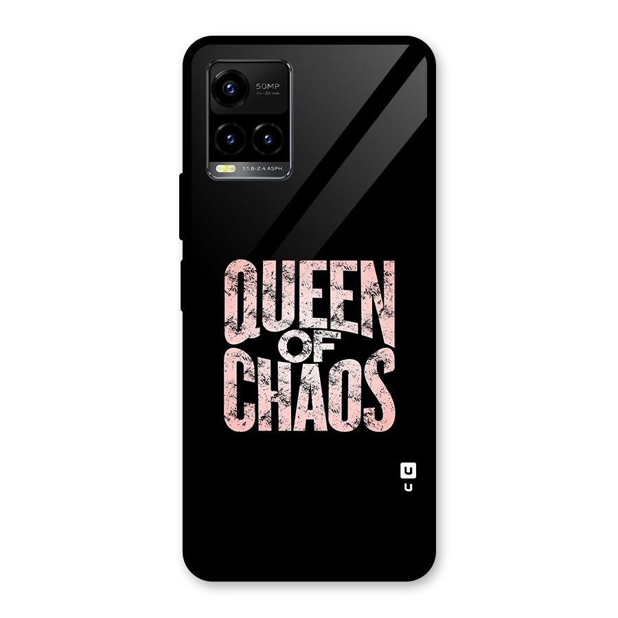 Queen of Chaos Glass Back Case for Vivo Y21T
