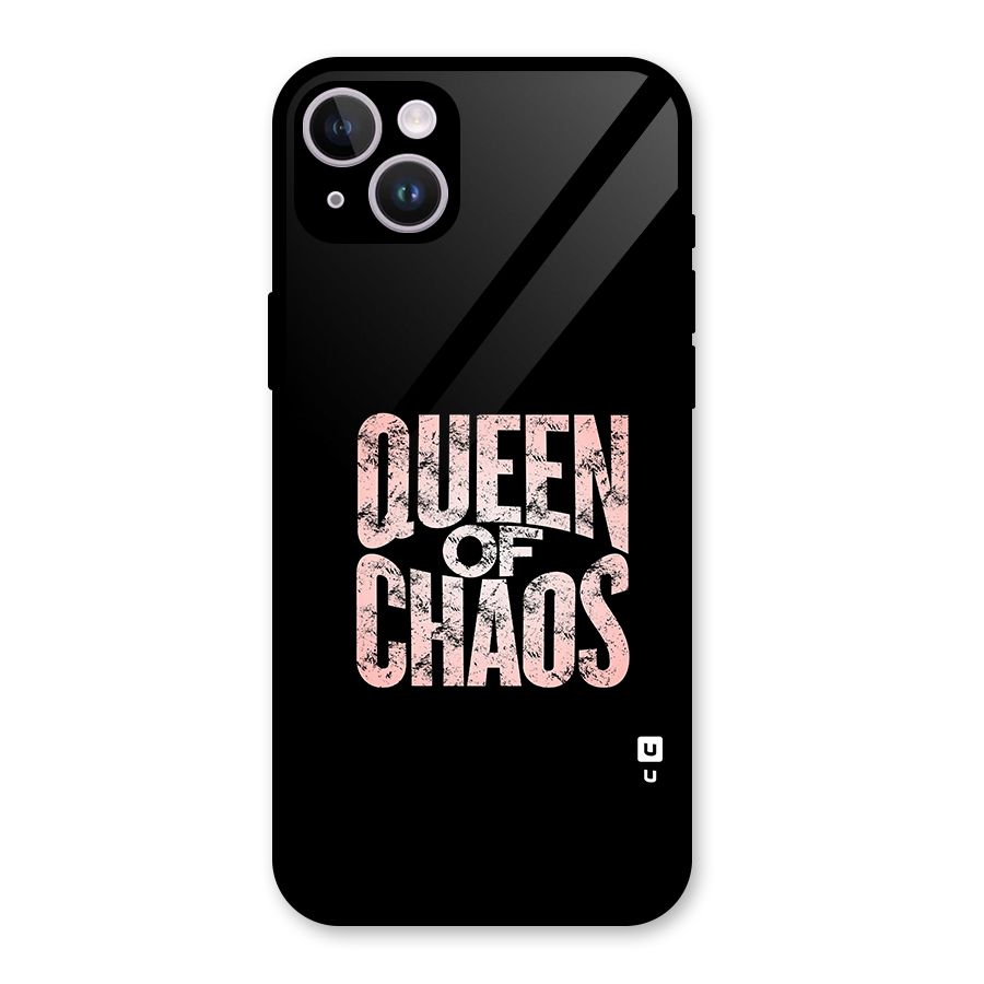 Queen of Chaos Glass Back Case for iPhone 14 Plus