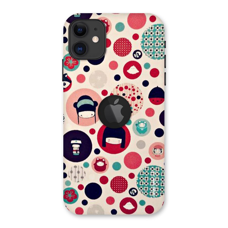 Quirky Back Case for iPhone 11 Logo Cut