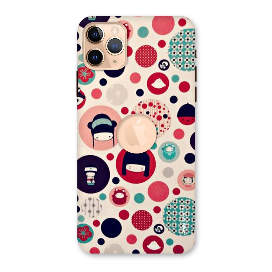 Quirky Back Case for iPhone 11 Pro Max Logo Cut