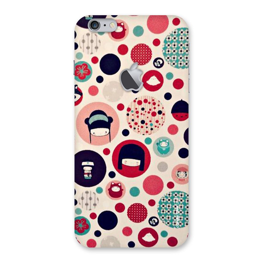 Quirky Back Case for iPhone 6 Plus 6S Plus Logo Cut