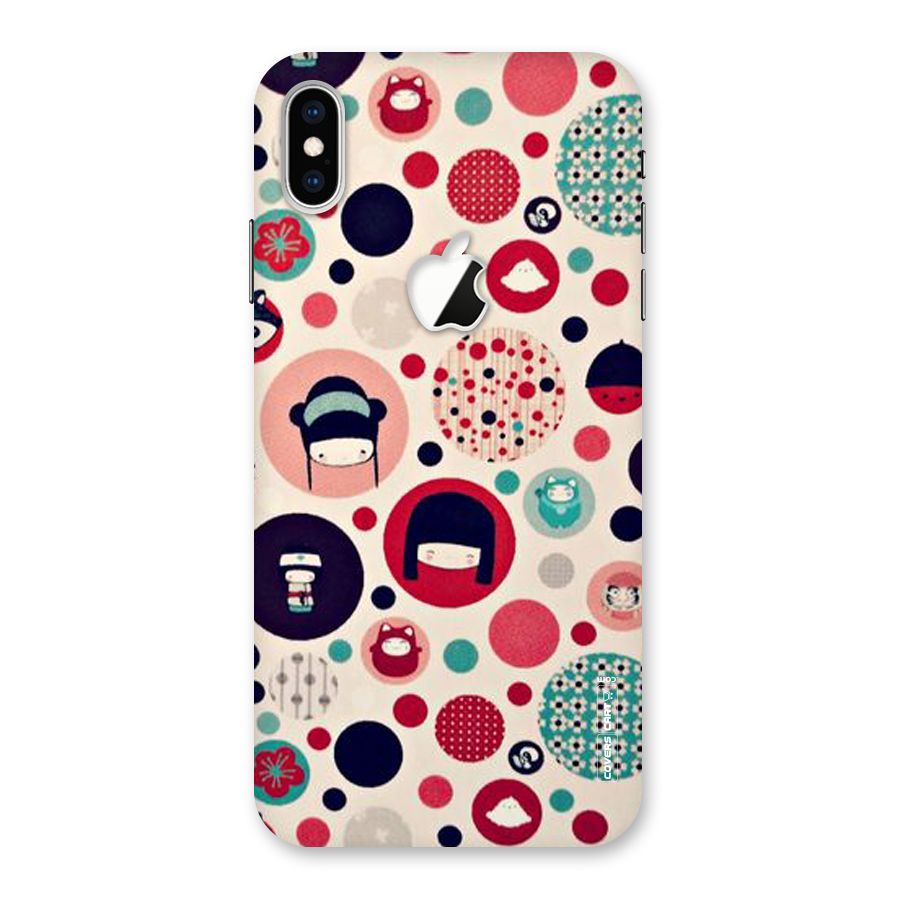 Quirky Back Case for iPhone XS Max Apple Cut