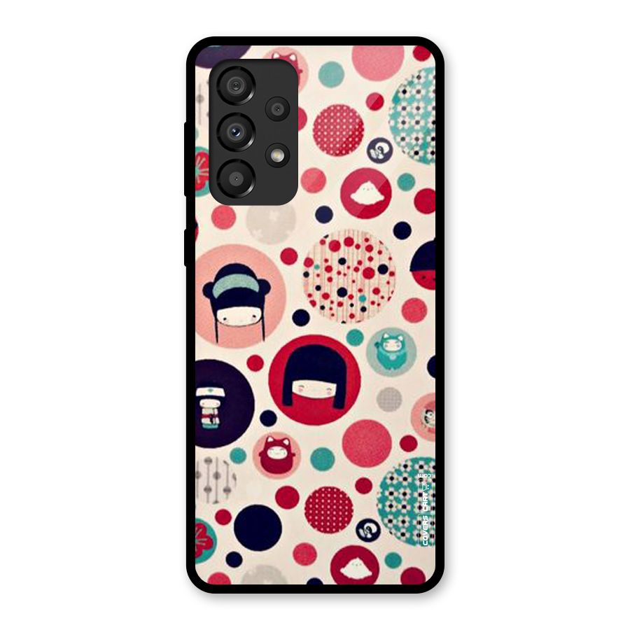 Quirky Glass Back Case for Galaxy A33 5G