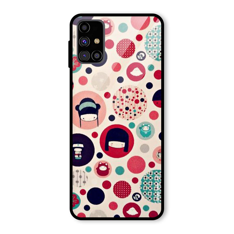 Quirky Glass Back Case for Galaxy M31s