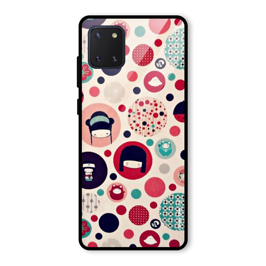 Quirky Glass Back Case for Galaxy Note 10 Lite