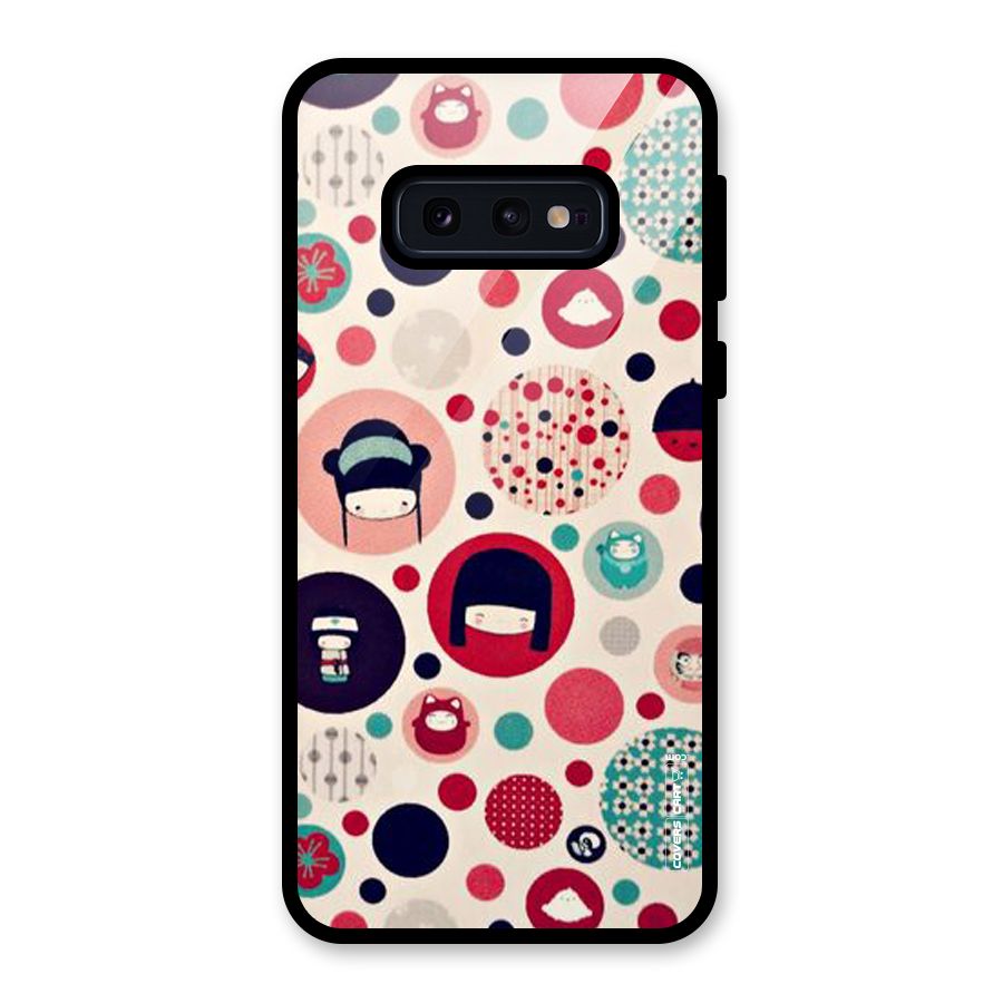 Quirky Glass Back Case for Galaxy S10e
