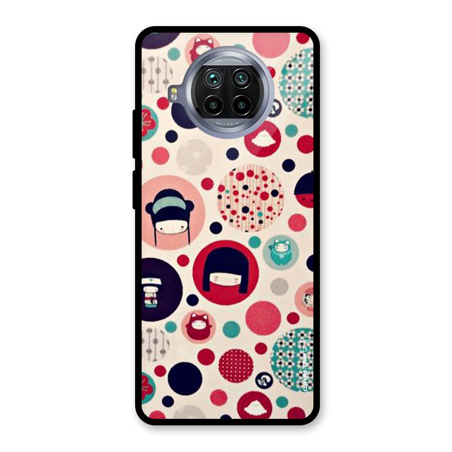 Quirky Glass Back Case for Mi 10i