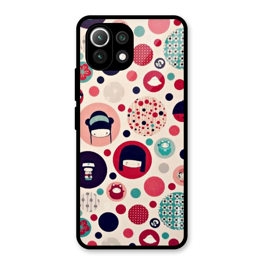 Quirky Glass Back Case for Mi 11 Lite NE 5G