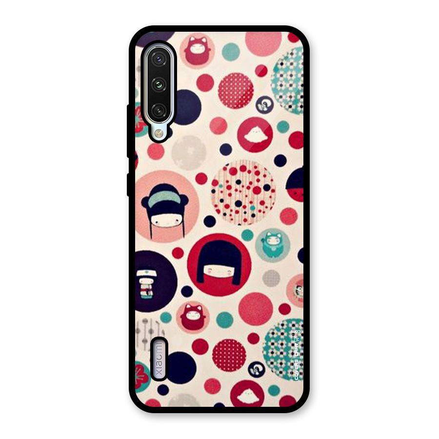 Quirky Glass Back Case for Mi A3