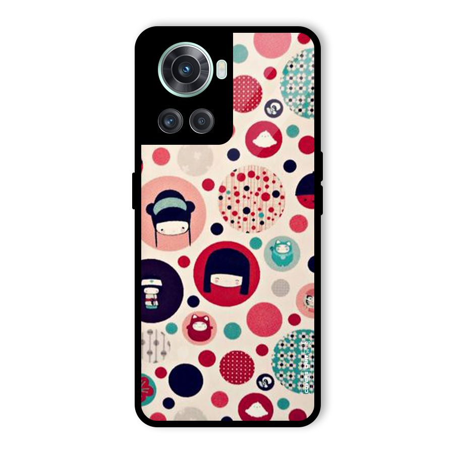 Quirky Glass Back Case for OnePlus 10R