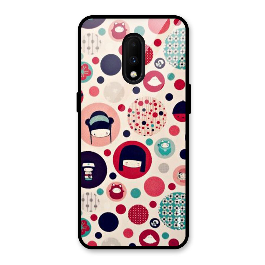Quirky Glass Back Case for OnePlus 7