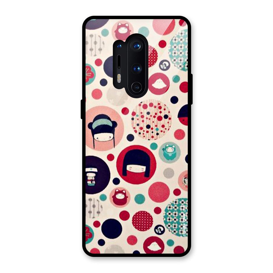 Quirky Glass Back Case for OnePlus 8 Pro