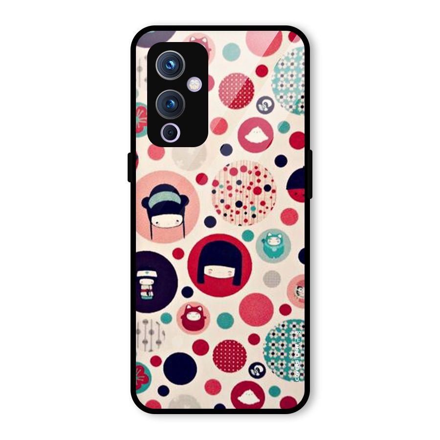Quirky Glass Back Case for OnePlus 9