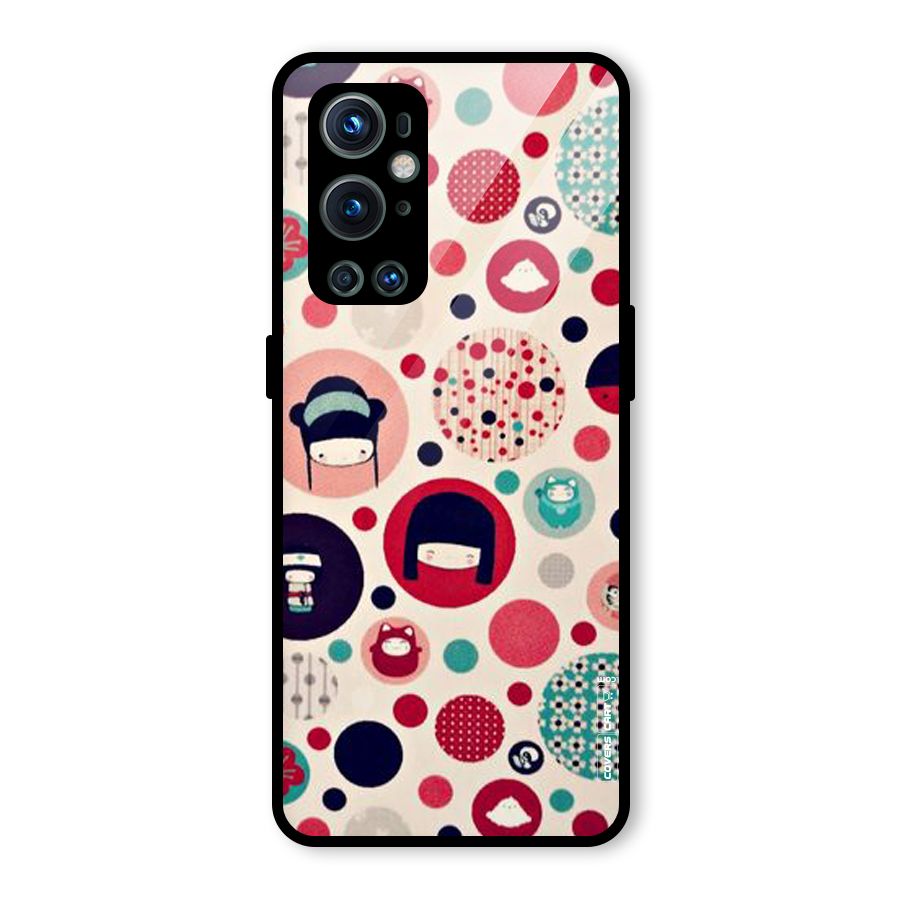 Quirky Glass Back Case for OnePlus 9 Pro