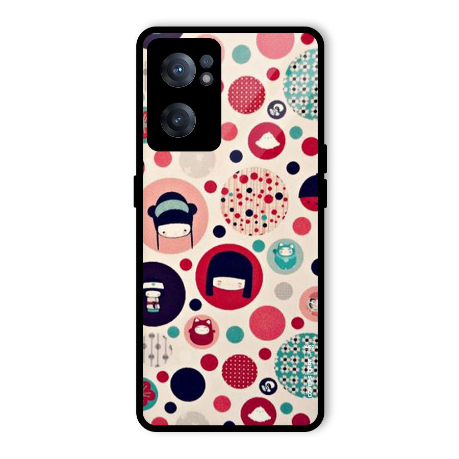 Quirky Glass Back Case for OnePlus Nord CE 2 5G