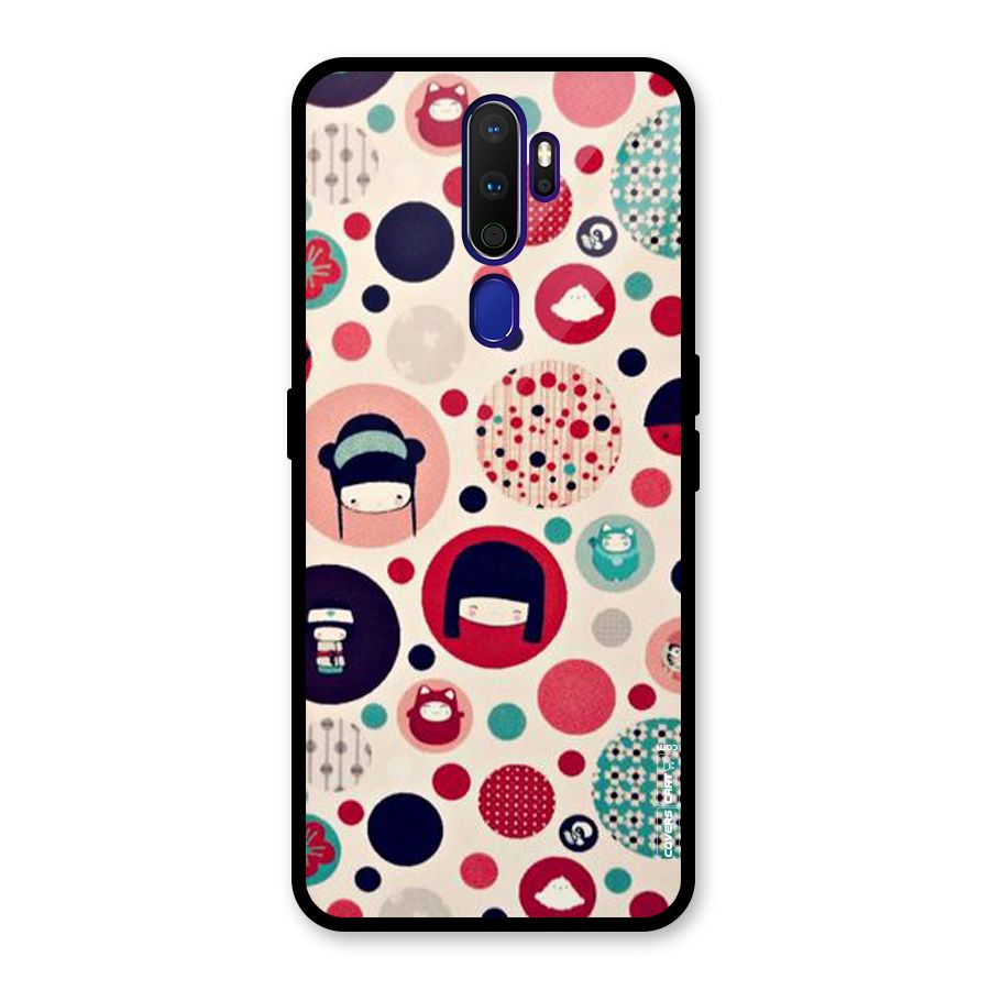 Quirky Glass Back Case for Oppo A9 (2020)