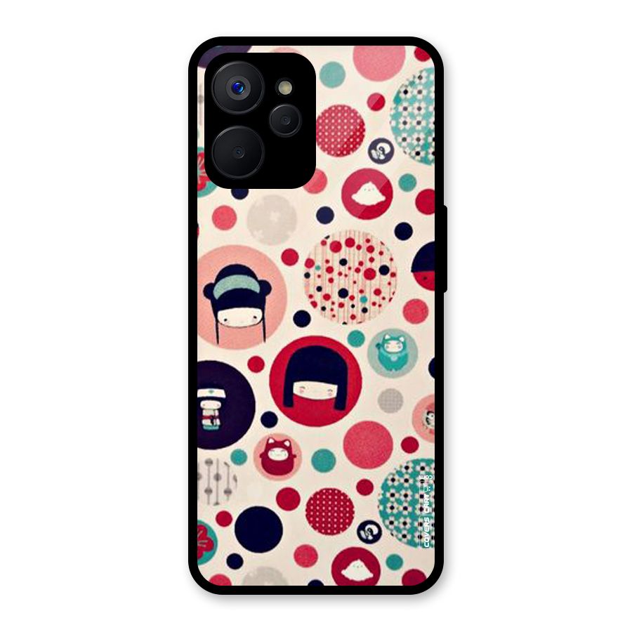 Quirky Glass Back Case for Realme 9i 5G
