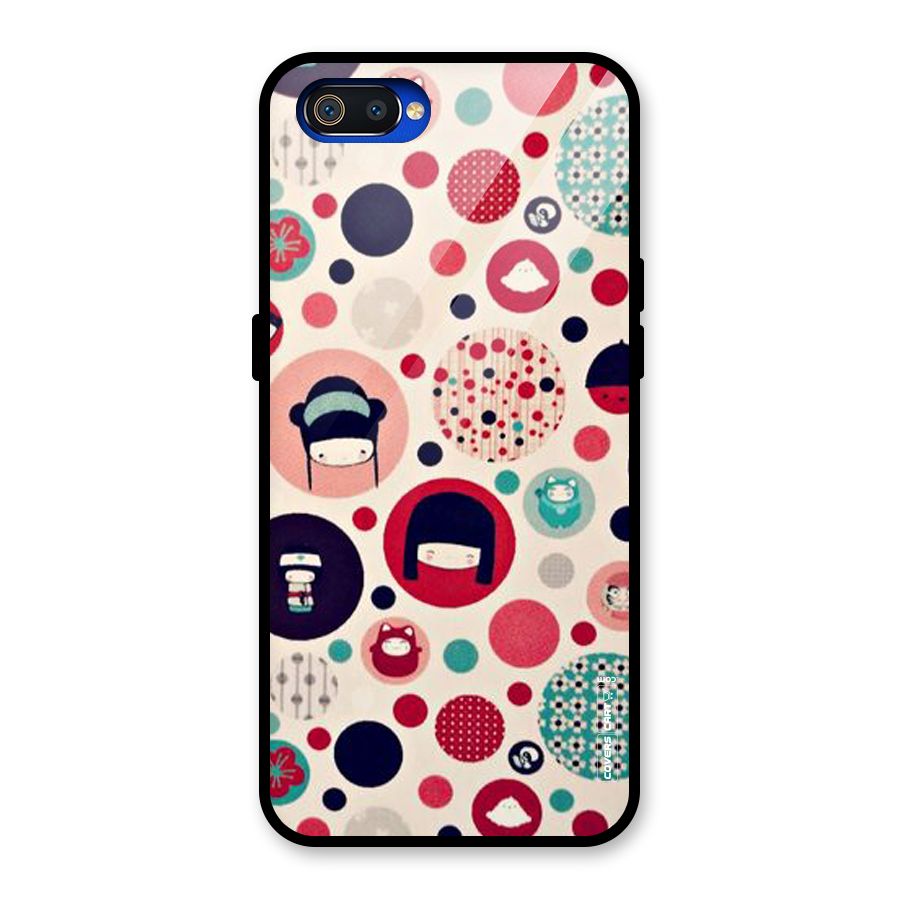 Quirky Glass Back Case for Realme C2