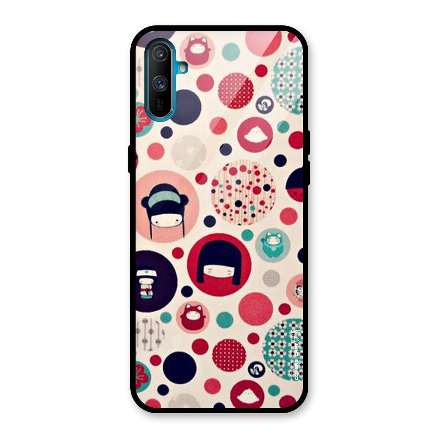 Quirky Glass Back Case for Realme C3