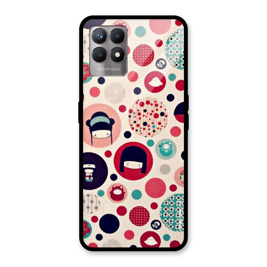 Quirky Glass Back Case for Realme Narzo 50