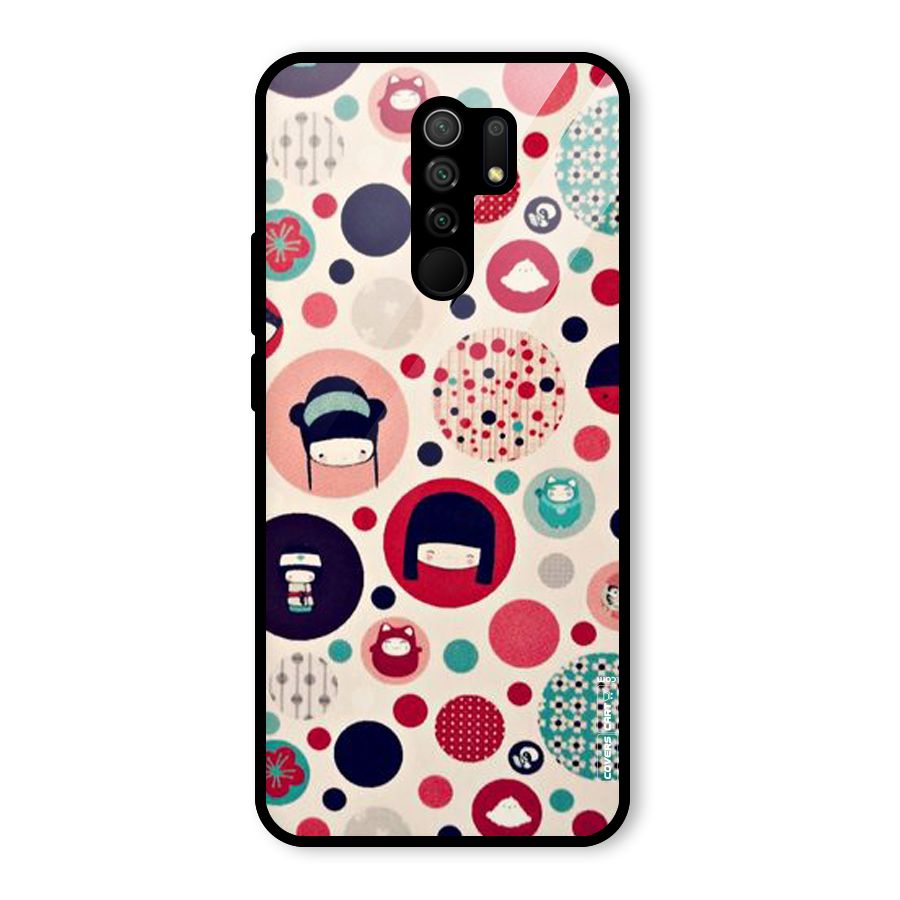 Quirky Glass Back Case for Redmi 9 Prime