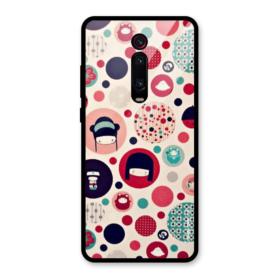Quirky Glass Back Case for Redmi K20