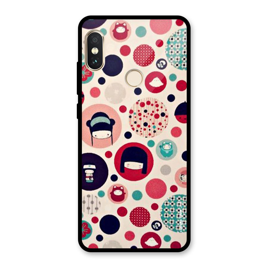Quirky Glass Back Case for Redmi Note 5 Pro