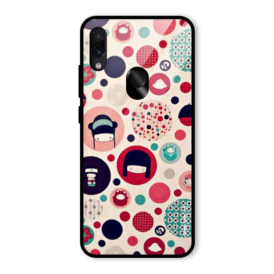 Quirky Glass Back Case for Redmi Note 7 Pro