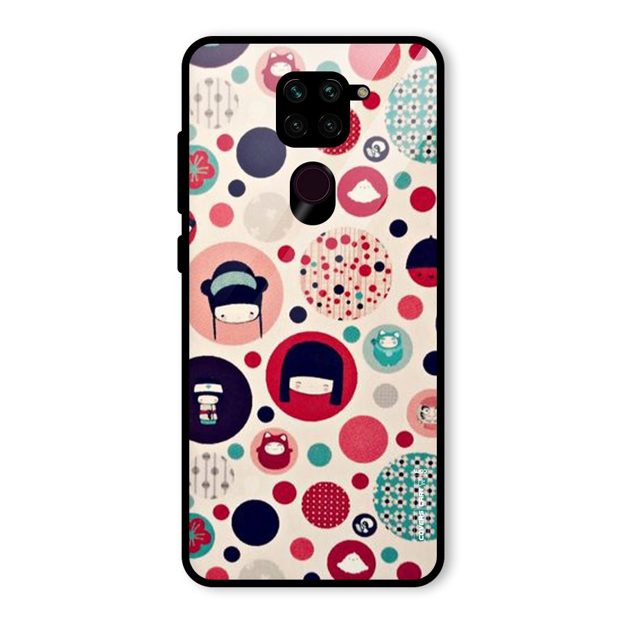 Quirky Glass Back Case for Redmi Note 9